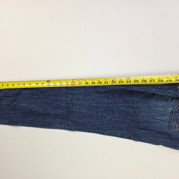 Lev's Demi Curve Size 5M Womens Juniors 30 Inch Inseam Blue Denim Straight Jeans - Picture 10 of 12